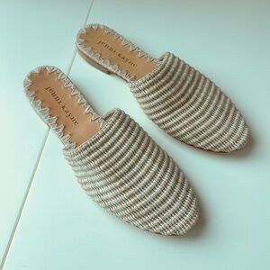 Jenni Kayne Raffia Mules